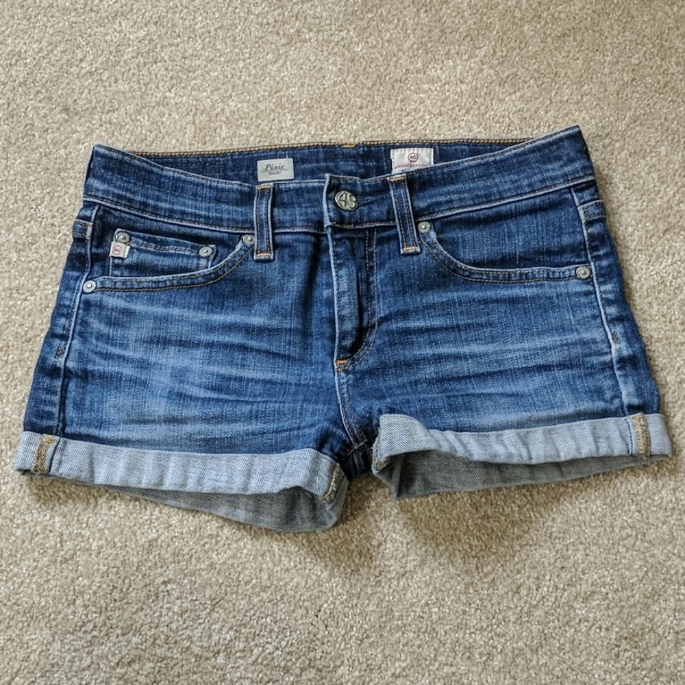 AH denim shorts